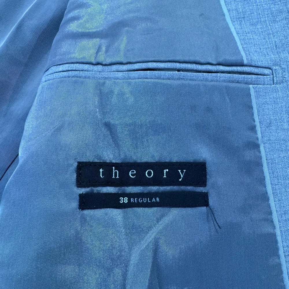 Theory‎ Men Wool Blend Grey Blazer 38R